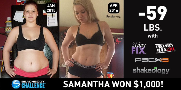 BEACHBODY RESULTS: MOM OF TWO LOST 59 POUNDS AND WON $1,000!